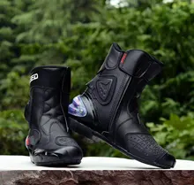 free shipping the men waterproof leather motorcycle racing boots professional motorcross racing boots boot