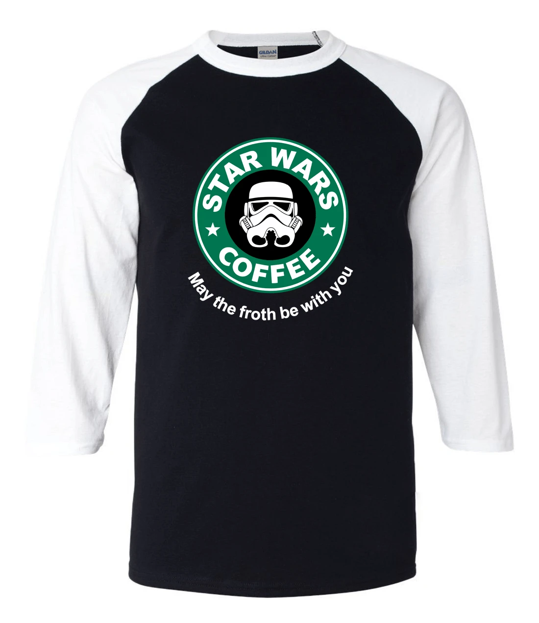 

hot sale Star Wars 2019 summer 3/4 sleeve men t shirt 100% cotton high quality raglan t-shirts men fashion brand clothing tshirt