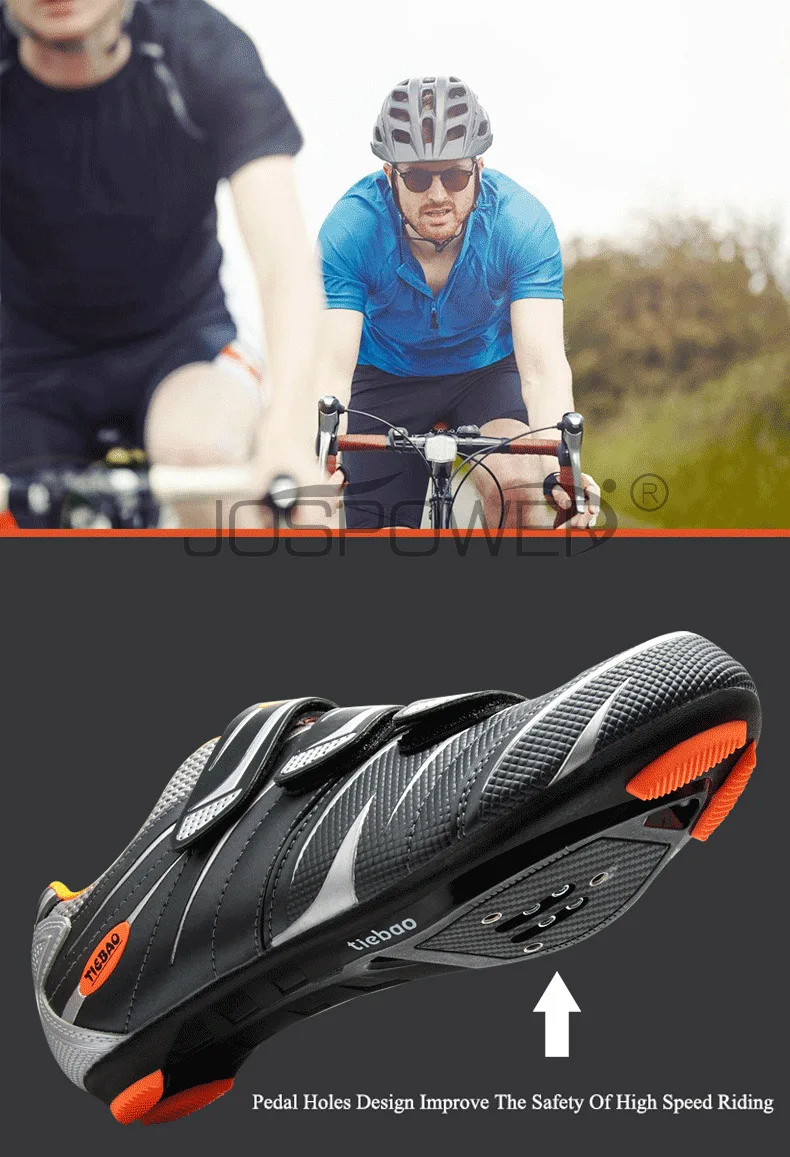 Tiebao/Мужская и женская обувь для шоссейного велоспорта с автоматическим замком; спортивная обувь для велосипеда; дышащая обувь для велосипеда; спортивные кроссовки; zapatillas de ciclismo