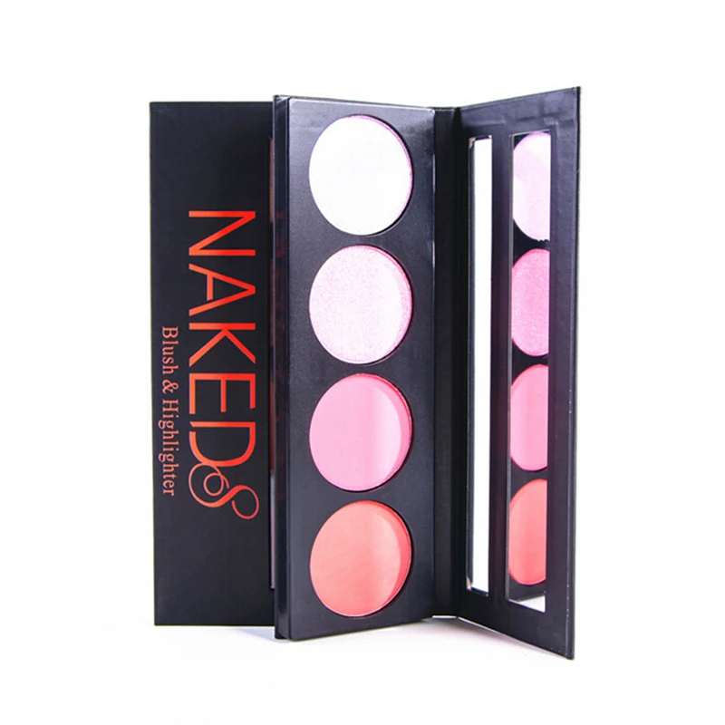 4 Colors Eye Shadow & Blush  Eyeshadow Face Make Up Blush Eye Make Up High Quality