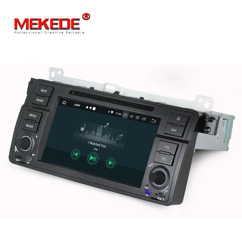 Best Android 8.0 4GB RAM Car stereo head unit navigation GPS NAVI DVD player for BMW E46 M3 3series support 4G Lte wifi BT canbus 5