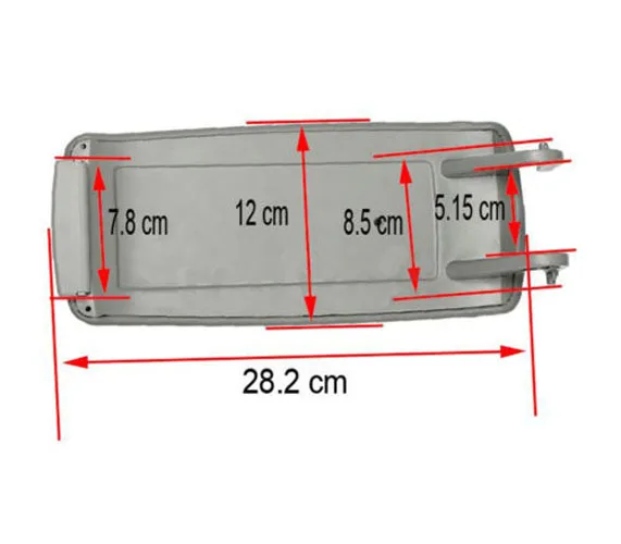 Areyourshop для Audi A6 A4 S4 2000-2008 из искусственной кожи крышка подлокотника центральной консоли