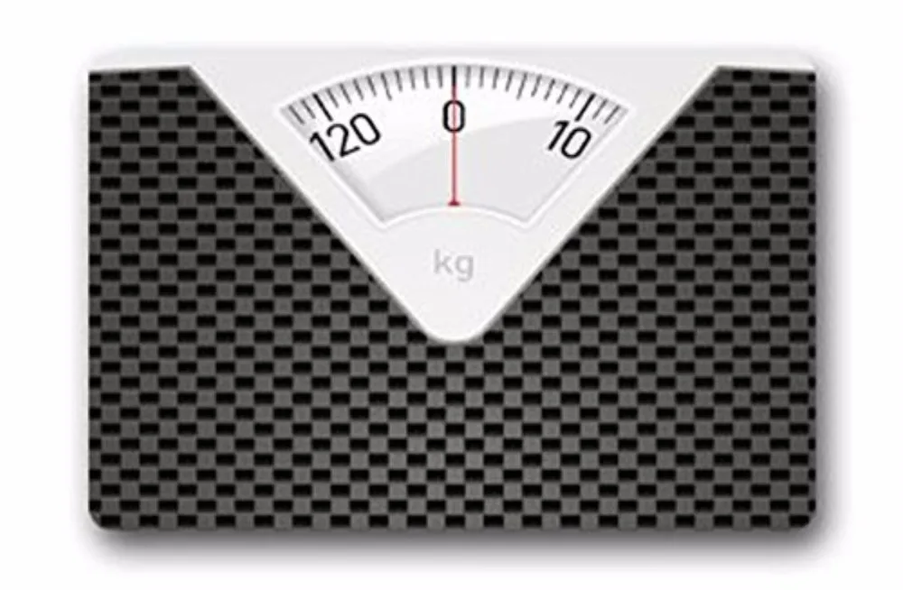 

Custom Humorous Funny Welcome Electronic Scales Doormat (23.6"x15.7") Machine Washable
