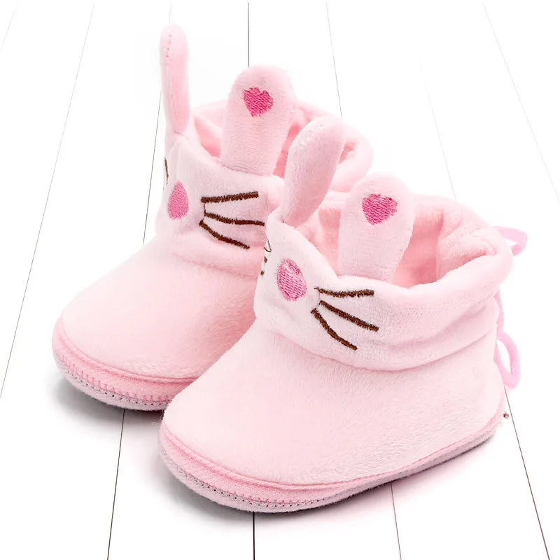 Indoor First Walkers Baby Shoes Cotton Anti-slip Booties Winter Wammer Baby Girl Boy Shoes Newborn Slippers Footwear Booties (21)