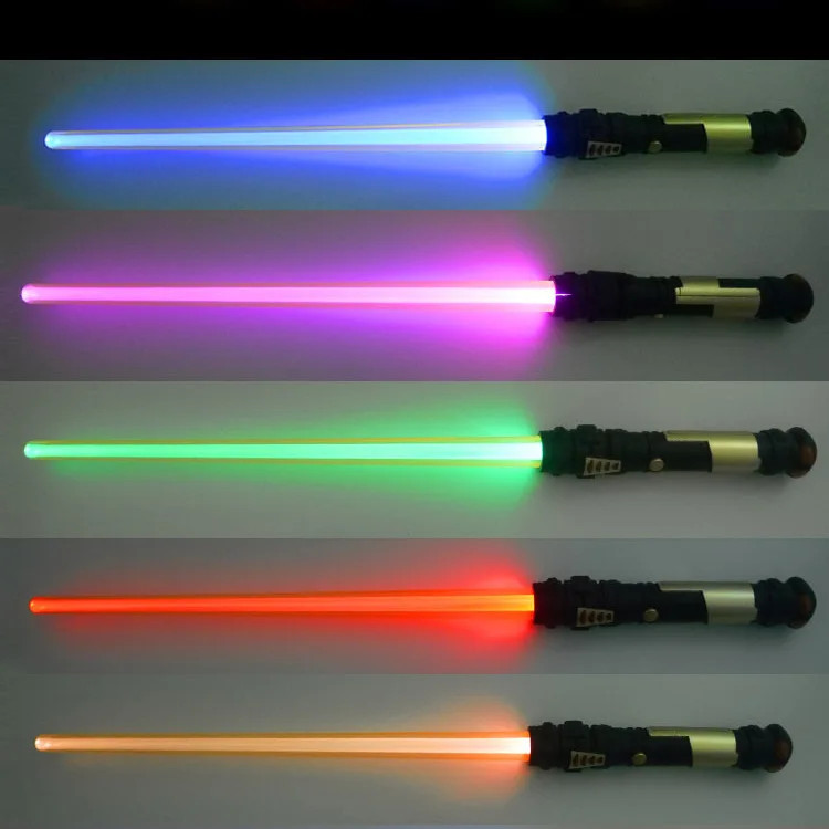 Аутентичный светильник saber 52А, изменяющий цвет, лазерный светильник saber Flash Stick, светодиодный светильник, подарок на день рождения, семицветный звуковой светильник saber