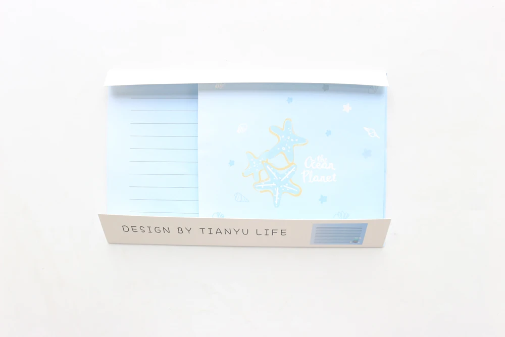 Domikee новые милые школьные конверты и блокноты для букв набор канцелярских принадлежностей, прекрасный подарок поздравительная бумага и конверт А5