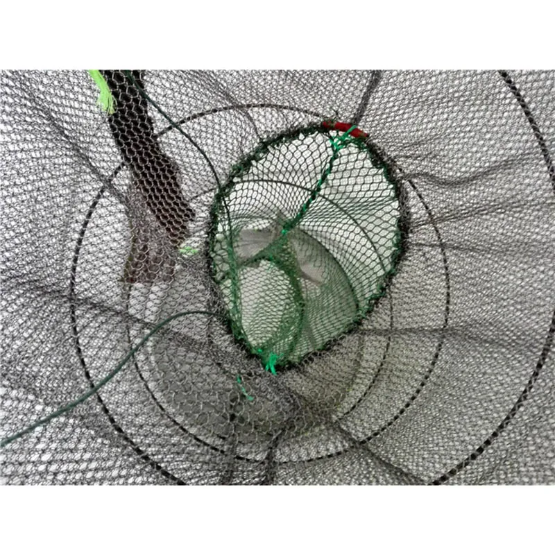 

Crayfish Crab Trap Net Shrimp Lobster Cage Collapsible Portable Fishing Accessories KH889
