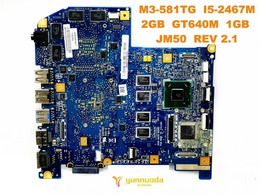 الأصلي لشركة أيسر M3-581TG اللوحة المحمول M3-581TG I5-2467M 2 GB GT640M 1 GB JM50 MAIN BOARD REV 2.1 اختبار جيد شيب مجانا