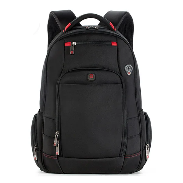 BaLang, Новое поступление, мужской рюкзак для ноутбука, компьютера, 17 дюймов, сумки для ноутбуков, сумки для школьников и студентов, для путешествий, органайзер, рюкзак, Mochila - Цвет: Черный