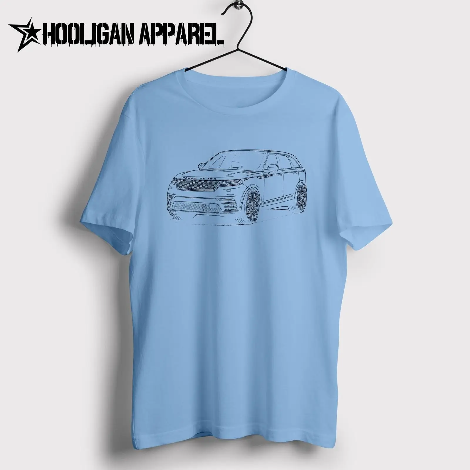 2019 Summer T Man Clothing British Classic Car Fans Velar 2017 Inspired Car Art T-Shirtcomfortable Male T-Shirt