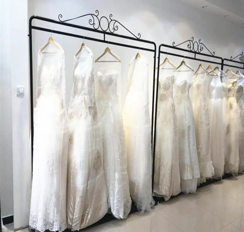 tieyi wedding dress rack display rack floor hanging rack Wedding Shop