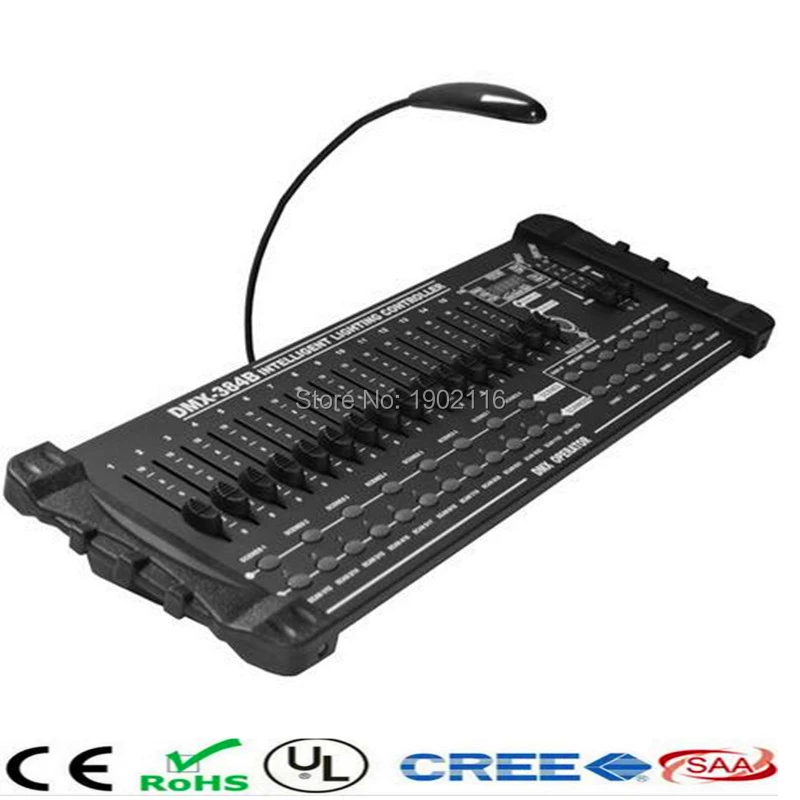 

Free Shipping DMX 384 controller, for stage lighting dmx console DJ controller equipment  384B dmx controller cheap price