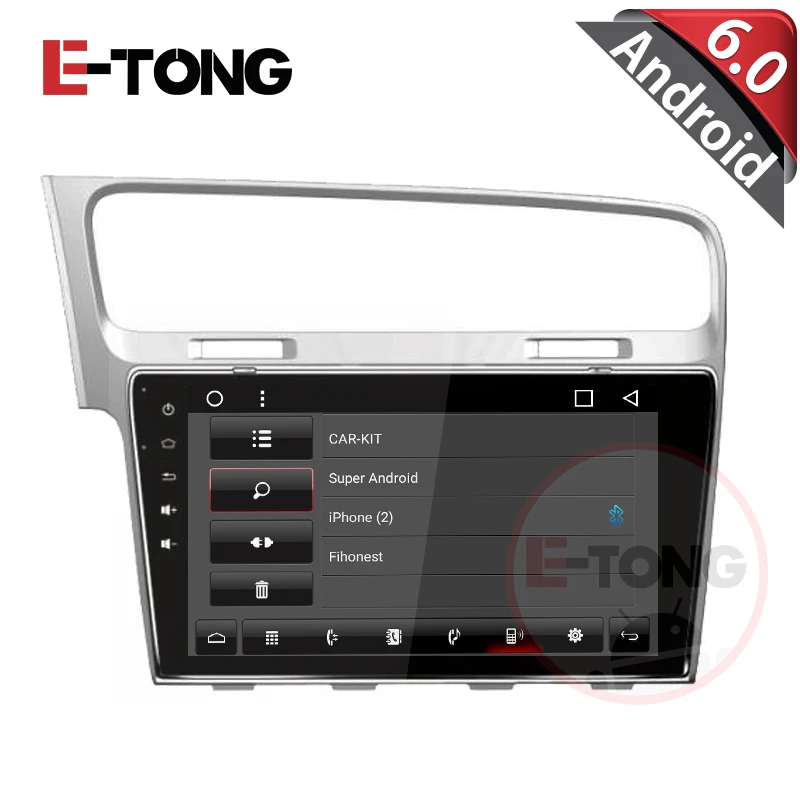 Новый 1024*600 HD 10.1 &quotдля VW GOLF7 Android2 din ПК для сделать Карро 1.6 ГГц автомобильный DVD