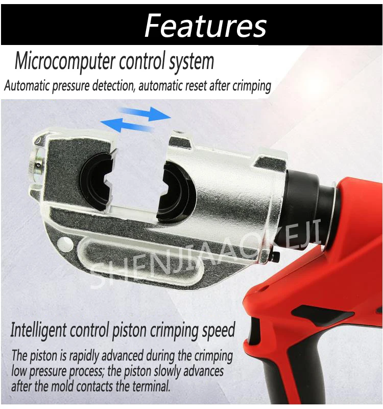 EC-400 зарядки электрогидравлический обжимной инструмент провод/медный/алюминий клещи для опрессовки 18 В литий-ионный аккумулятор 120KN 1 шт