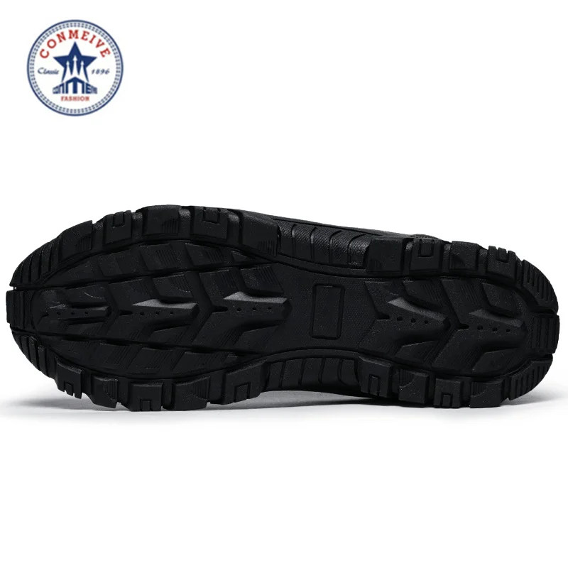 Skup Oferta specjalna na zewnątrz piesze wycieczki buty męskie trekking camping trampki sapatilhas scarpe uomo niezwiązanego ze sportem senderismo średnie (b, m) flanelowe