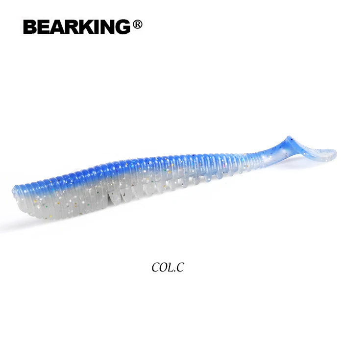 BEARKING 5 см 8 см 9,5 см 11 см рыболовные приманки мягкие приманки искусственные приманки Хищник снасти Джеркбейт для щуки и окуня - Цвет: COL.C