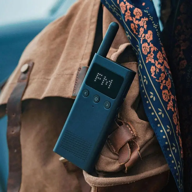 Умный mi Walkie Talkie беспроводной fm-радио Xiao mi bluetooth-рация длинный режим ожидания mi Walkie динамик команда Talk Hf трансивер рации mi Рация mi walkie talkie mi рация