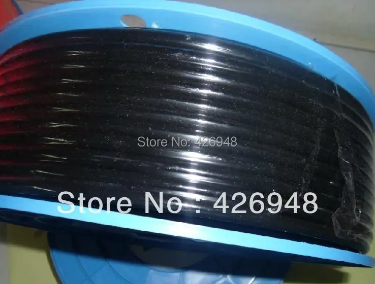 

4x6 Pneumatic air Hose OD 6MM ID 4MM PU Tube Plastic Flexible Pipe PU 6*4 Polyurethane Tubing 10 meters Black color