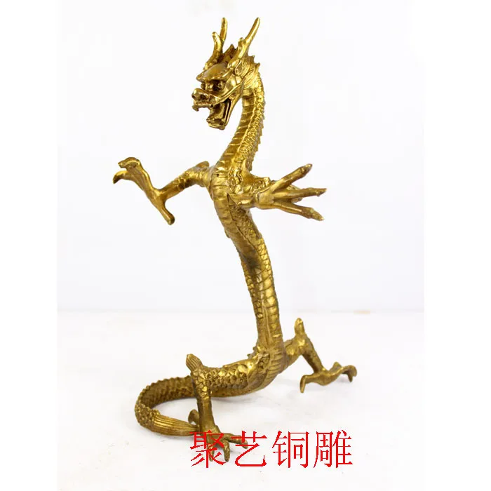 

Bronze sculpture, pure copper dragon decoration long lilliputian crafts
