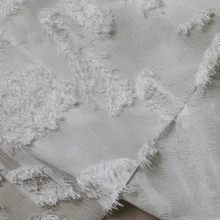 1y* 140 см перьевая шифоновая ткань для свадебного платья текстиль натуральный белый