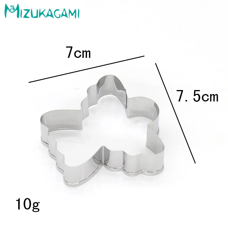 Форма для печенья из нержавеющей стали, форма милого маленького ангела, форма для выпечки помадки, торта, резки, сделай сам, кухонный инструмент, принадлежности MS-00150