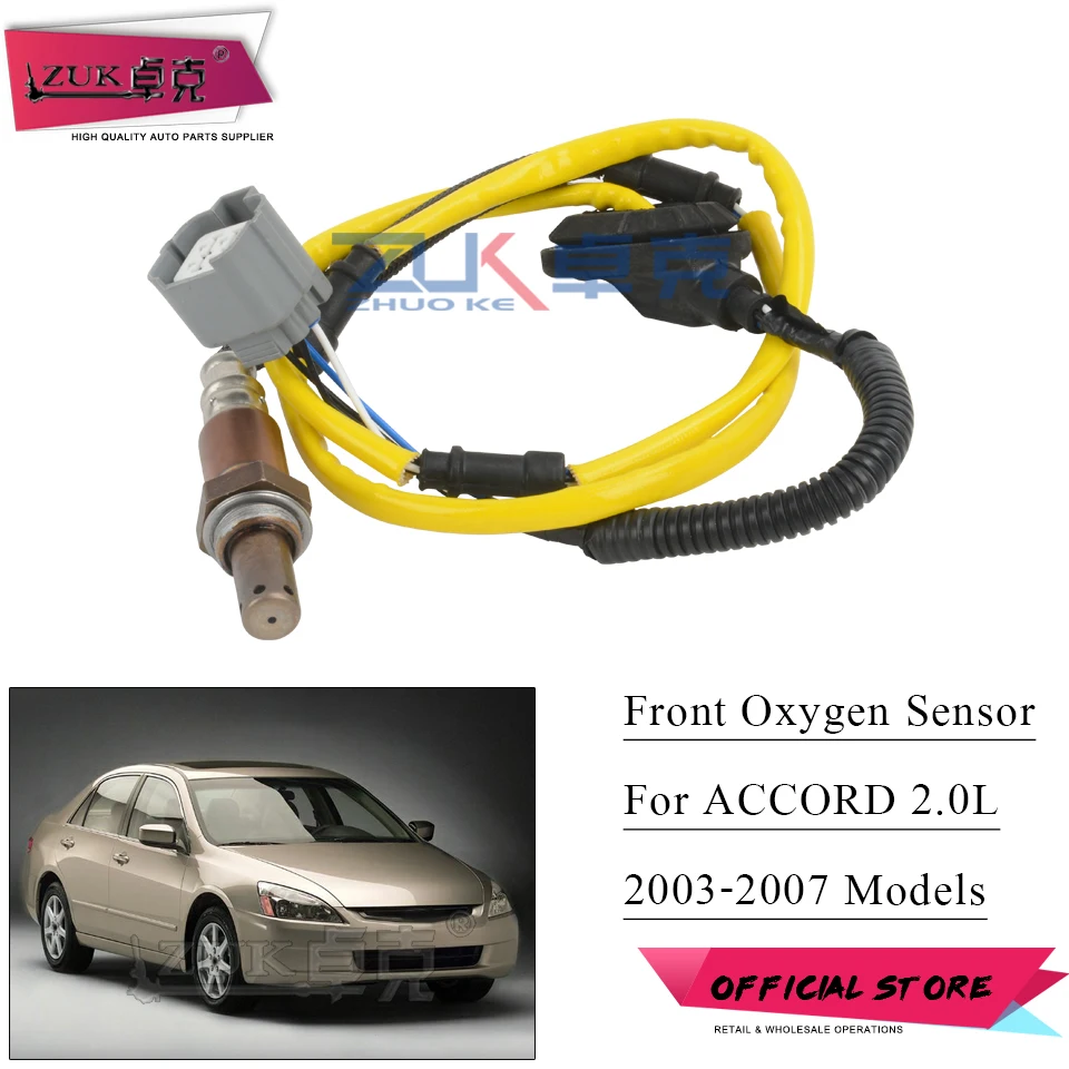 

ZUk High Quality Front Oxygen Sensor Lambda Sensor OEM:36532-RAC-U02 For HONDA For ACCORD 2.0L CM4 2003 2004 2005 2006 2007