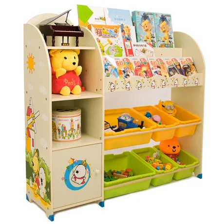 Держатели и стойки для хранения дома хранение и организация деревянный пластиковый детский игрушечный Органайзер оболочки полки для книжных шкафов для шкафа для хранения