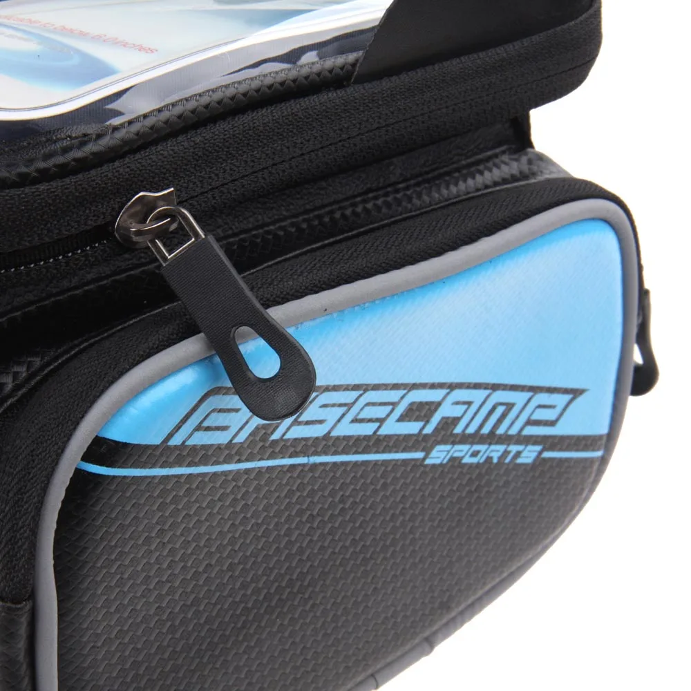 BaseCamp велосипедная Сумка водонепроницаемая Горная дорога MTB велосипедная трубка сумка для рамы Седло Передняя двойная велосипедная сумка для телефона