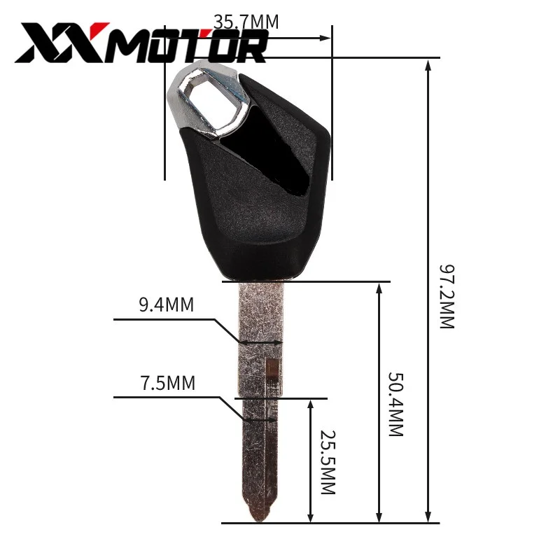 Brand New Motorcycle Replacement Keys Uncut For KAWASAKI ZX6R ZX636 ZX7R  ZX9R ZX-9R ZX10 ZX12R ZX14R ZXR250 ZXR400 ZZR400 ZZR600