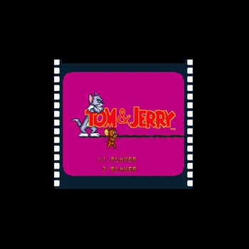 

Tom & Jerry 16 bit Big Gray Game Card For NTSC Game Player Drop Shipping