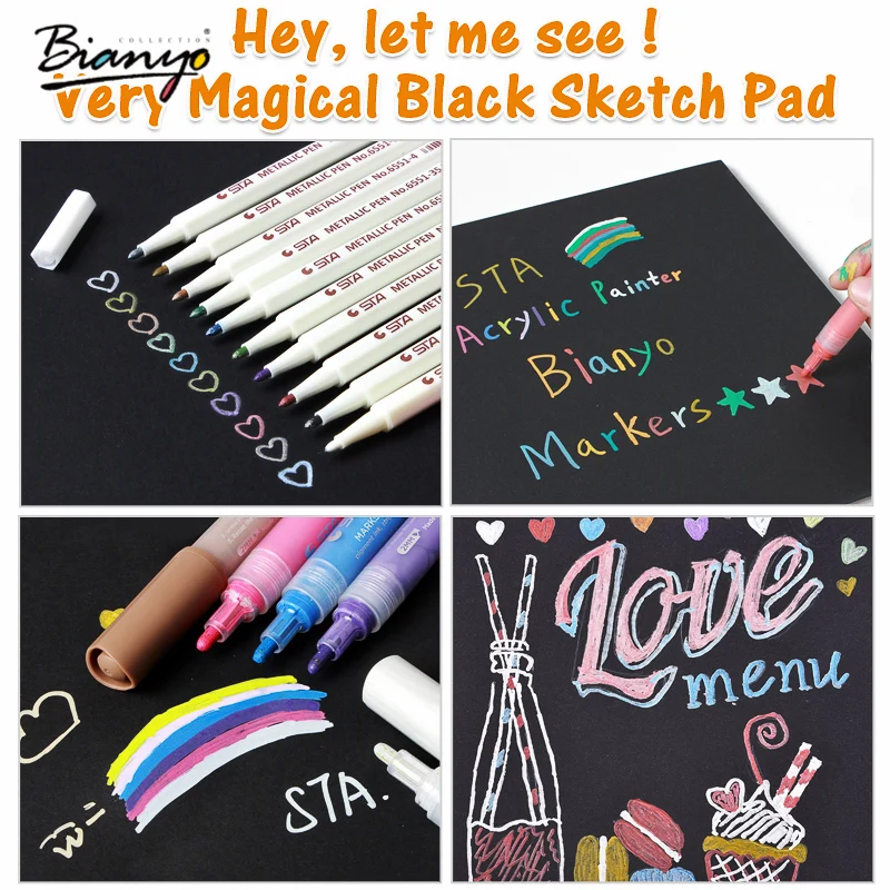 Бианьо Sketchbook для рисования A3/A4/A5 Note Papers Artist дневника Рисование аксессуары блокнот