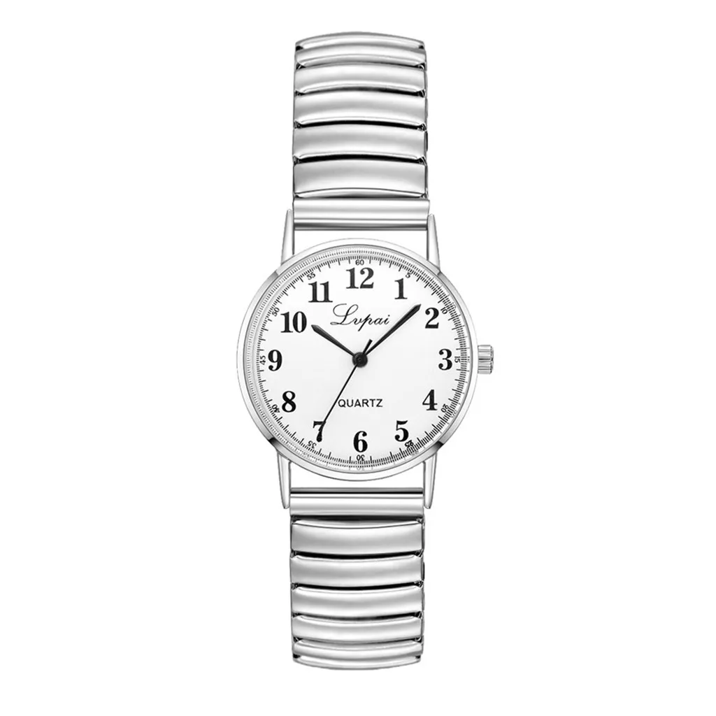 Lvpai женские часы имитация кварцевые платье из нержавеющей стали с часами подарок модные эластичные Телескопический ремешок женские часы 30X