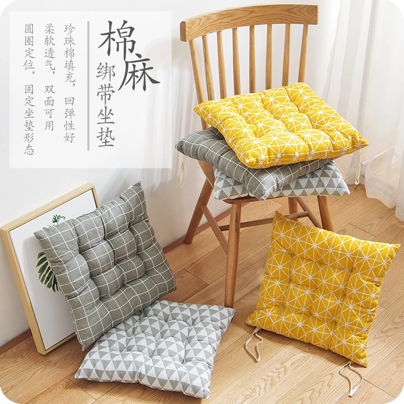 

Office Thick Winter Chair Cushion Home Decor Breathable Soft Floor Seat Pillow 35x35 Classroom Student Chair Pad