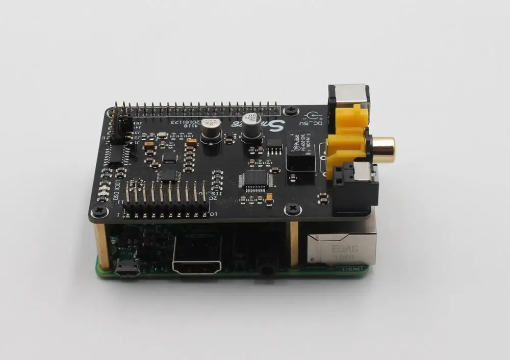 Raspberry pi 3 B+ AK4118 коаксиальный HIFI Аудио Звуковая карта ies DSD цифровой вещания сетевой плеер PI 3B 32 бит PCM384 DSD128