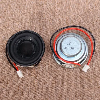

2pc DIY mini Speaker 1.5inch Full frequency Speaker 40mm speaker 4Ohm 5W Magnetic Speaker Black Mini Audio Portable Speakers