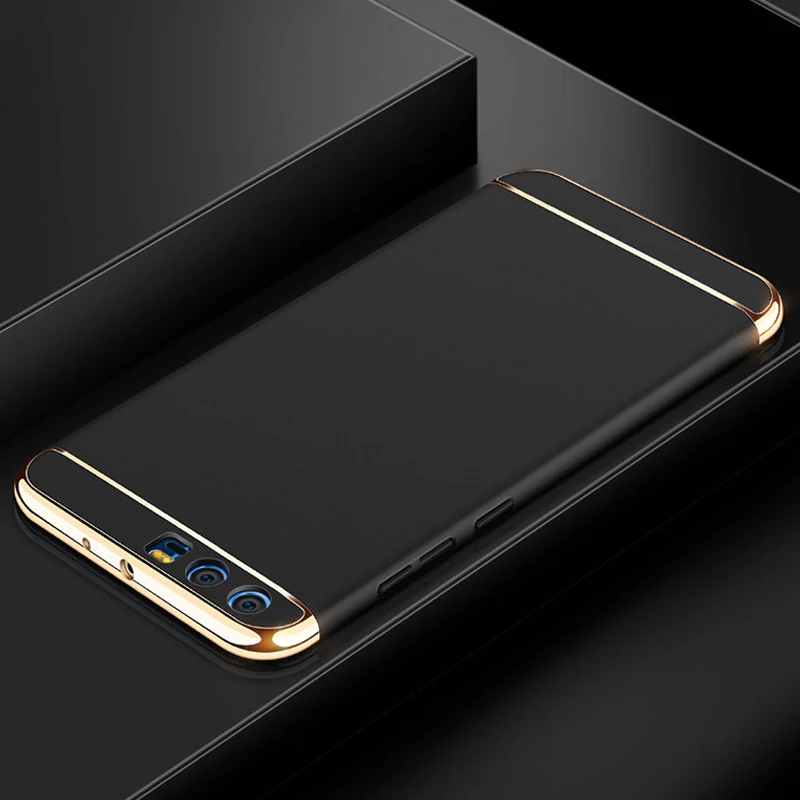 

YUETUO luxury hard plastic original battery phone back covers,etui,coque,cover,case for huawei honor 9 honor9 accessories 3 in 1