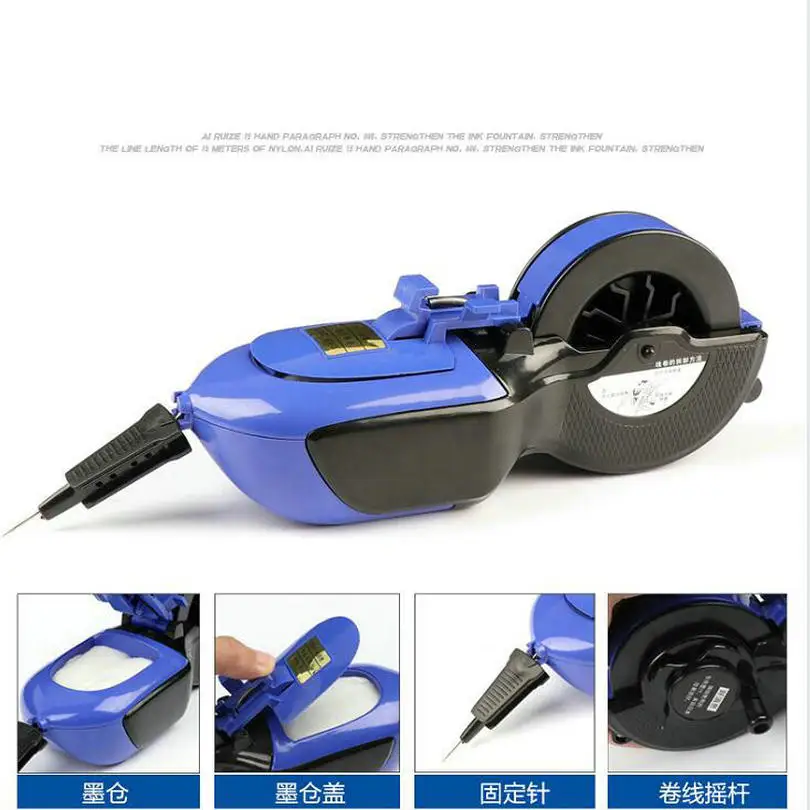 AutomaticManual Ink Marker Fountain Duct Chalk Line (2)