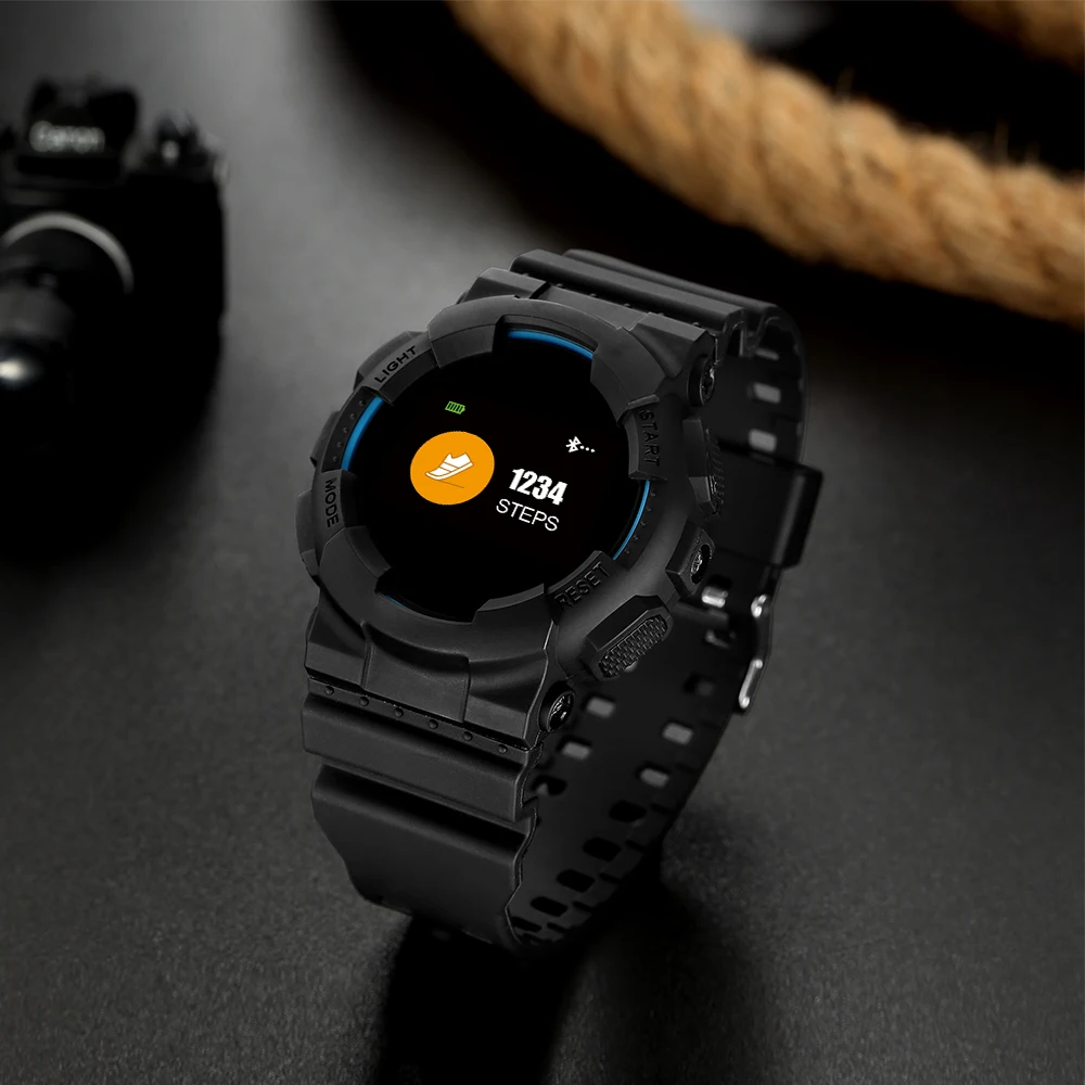 

Sport Fitness Tracker Continuous Heart Rate Monitor Blood Pressure IP68 Swim Waterproof 30days Standby Sleep Monitor Smart Watch