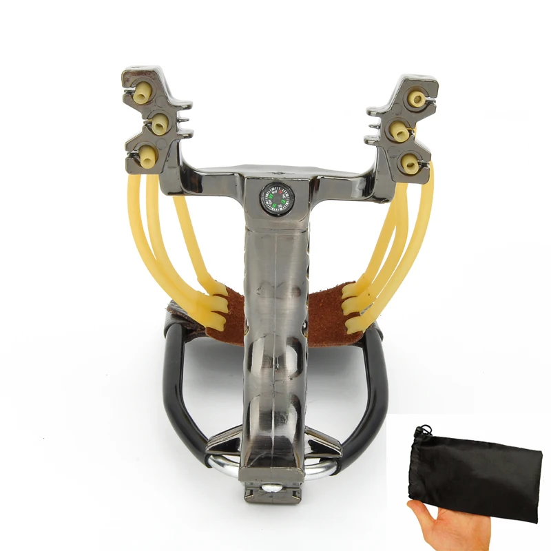 

2 Rubber Bands Folding Wrist Slingshot Catapult Outdoor Tools Games Powerful