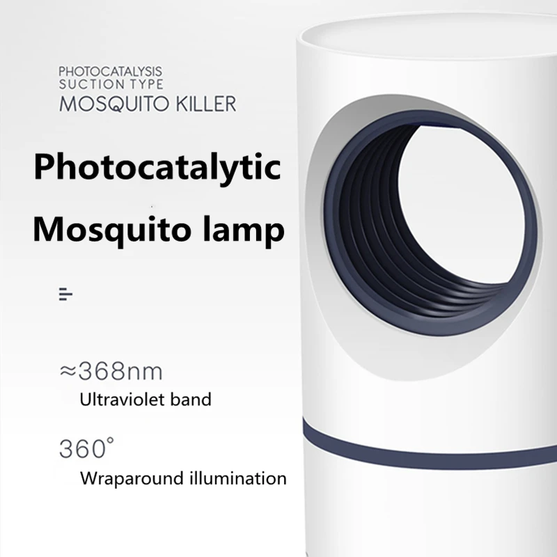УФ Москитная лампа против комары мухи ловушка насекомых вредителей отвергает контроль Отпугиватели немой USB мощность Фотокатализ физический
