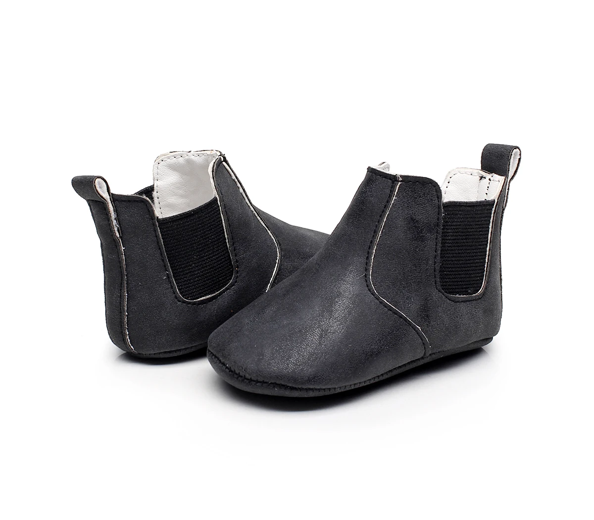 Горячая детская обувь для девочек мальчиков Мягкая подошва синтетическая кожа детская кроватка, туфли, ползунки 0-18 м