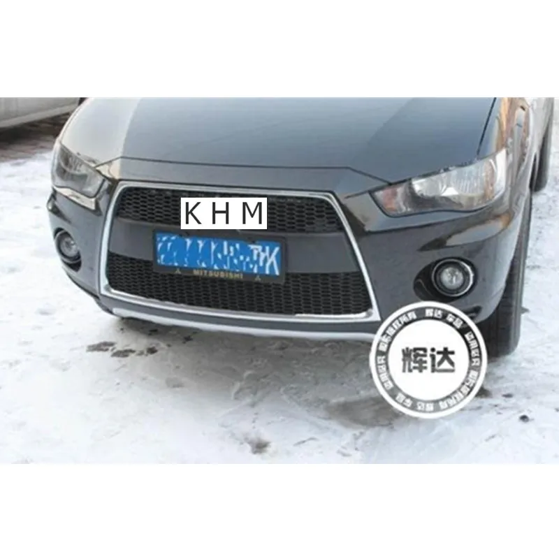 Для Mitsubishi Outlander EX Evolution X 2008-2012 Передняя решетка гриль круглая рамка отделка