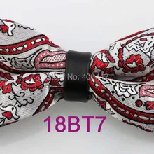 YIBEI Coachella Галстуки новое поступление черные, серебряные, красные галстуки-бабочки с пейсли со стразами кожаные галстуки-бабочки с регулируемой шнуровкой