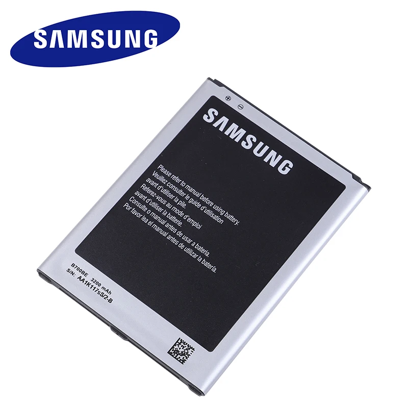Оригинальный аккумулятор Samsung B700BE для телефона Galaxy Mega 6 3 i9200 i527 i525 I9205 P729 T2556 L600 3200