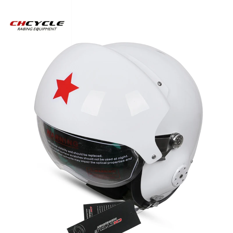 Image New Motorcycle Scooter helmet   Air Force Jet PILOT Flight helmet Matte Blacks free shipping