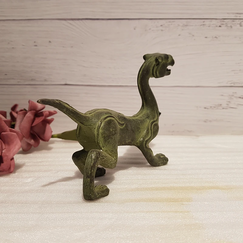 Antique bronze four-beast beast (5)