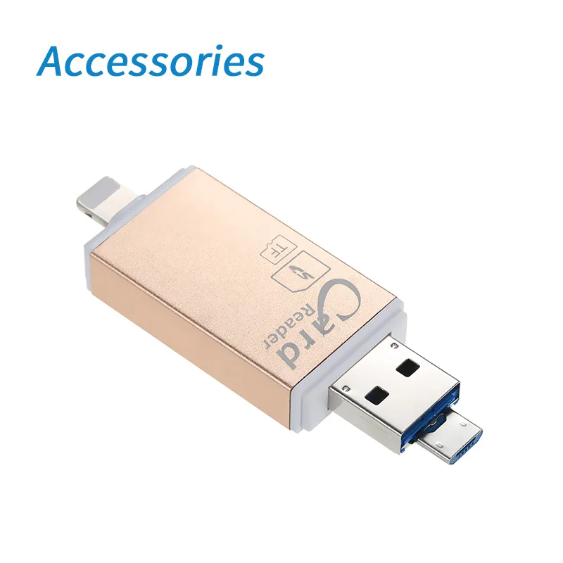 

Memory Card Accessories Multi All In 1 USB 3.0 TF Card Reader SD/ Micro SD Card Reader Mini OTG Adapter For iPhone Android PC