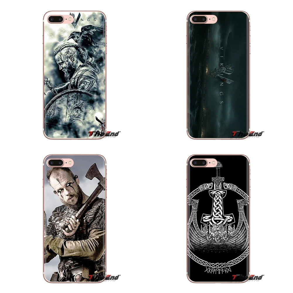 

Transparent Soft Cases Covers For Huawei Mate Honor 4C 5C 5X 6X 7 7A 7C 8 9 10 8C 8X 20 Lite Pro vikings Ragnar Ragnar Lothbrok