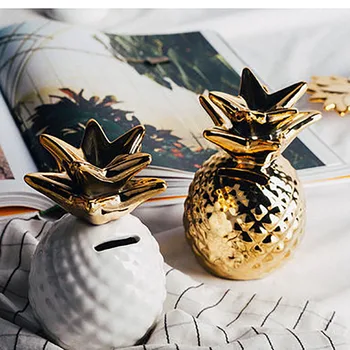 

Creative Pineapple Piggy Bank Deposit Box Children's Money Saving Bank Piggy Bank Wedding Money Box Atm Money Box Safe LZL073