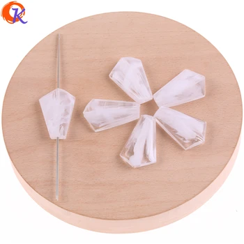 

Cordial Design 120Pcs/Lot 23*35mm Acrylic Beads/Beads Making/White Lined Beads/Hand Made/Earring Findings/Jewelry Accessories
